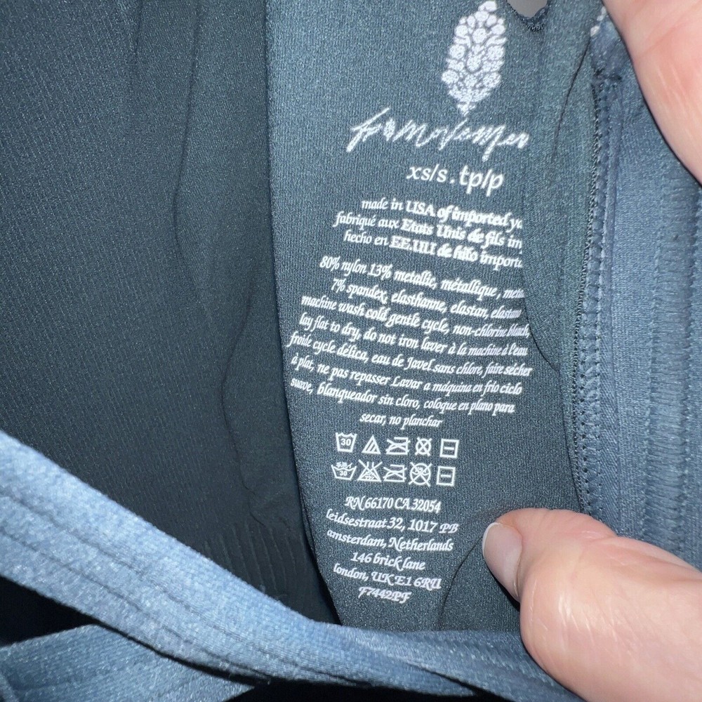 NEW free People Good Karma One piece  Xs/small Color Shark 7/8 - Picture 10 of 10